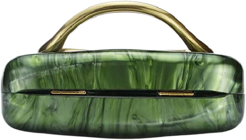 DEBIMY Women Acrylic Clutch Box Metal Handle Evening Bag Trendy Ladies Shoulder Crossbody Purse for Wedding Party Causal - Image 4